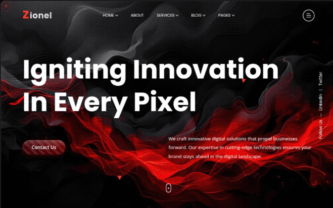 Zionel - Agency Website